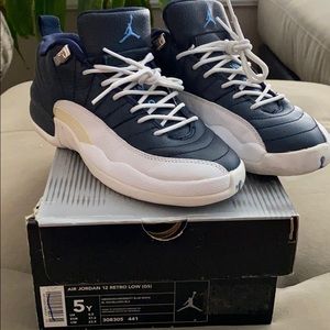 jordan 12 low obsidian